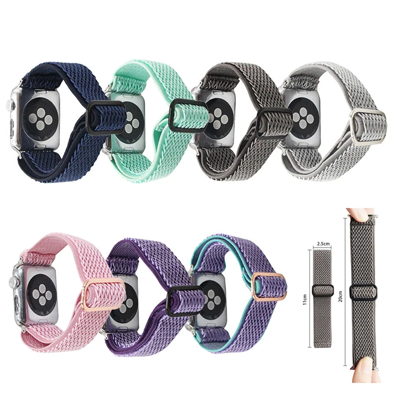 

Loop fashion straps 44mm sublimation watch band for apple watch band series 6 5/4/3/2/1 for i watch bands, White, black, pink, purple, army green