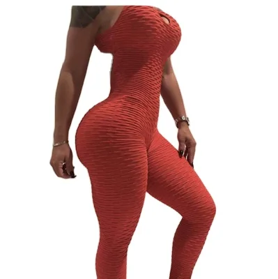 

Hot sexy soft sports lady bodysuit sleeveless back cross women jumpsuit