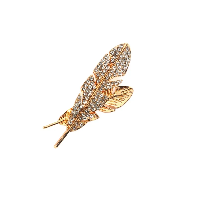 

High Quality leaf Brooch for Wedding Men suit Brooch