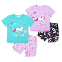 

Bulk wholesale clothing unicon baby clothes girl t shirts set in bulk in bangkok