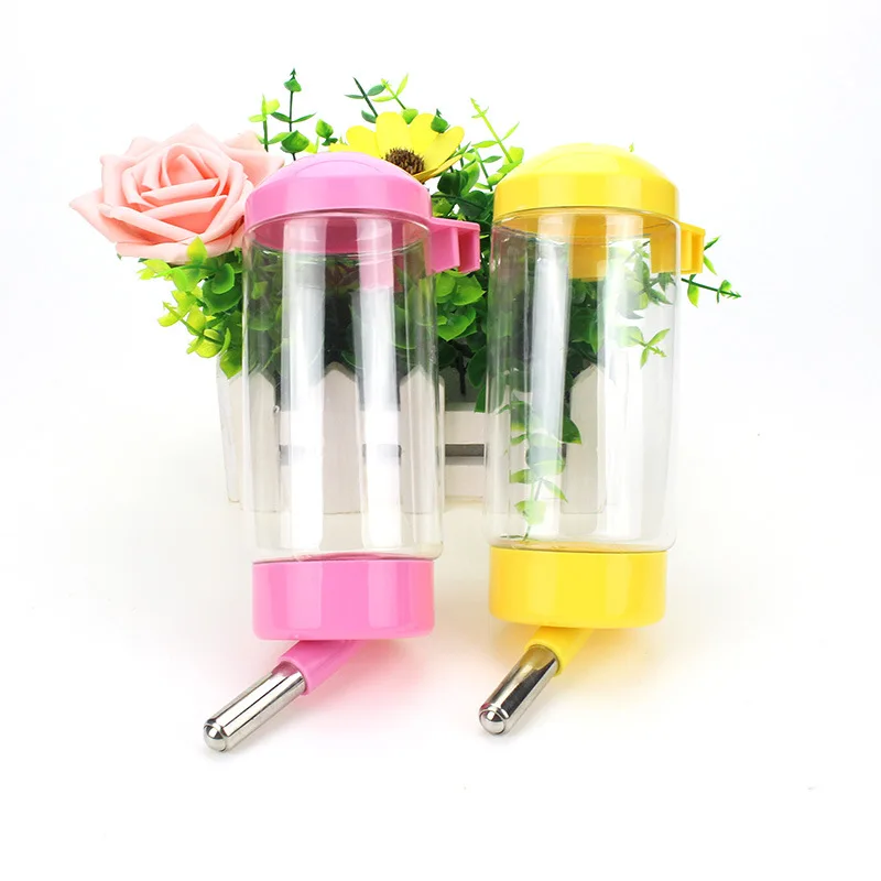 

Aquarium Fish Tank New 500ML Pet Automatic Drinking Water Fountain Waterer Feeder Bottle for Small Cat Dog Rabbit Hamster