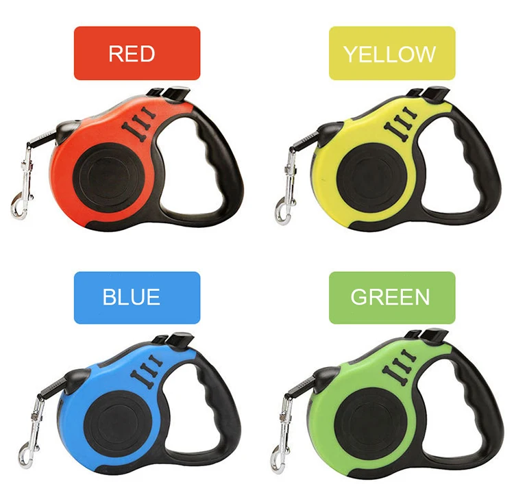 New Design Idea Amazon Hot Sale Eco-friendly Automatic Retractable Pet Leash Comfortable Handle Retractable Dog Leash 
