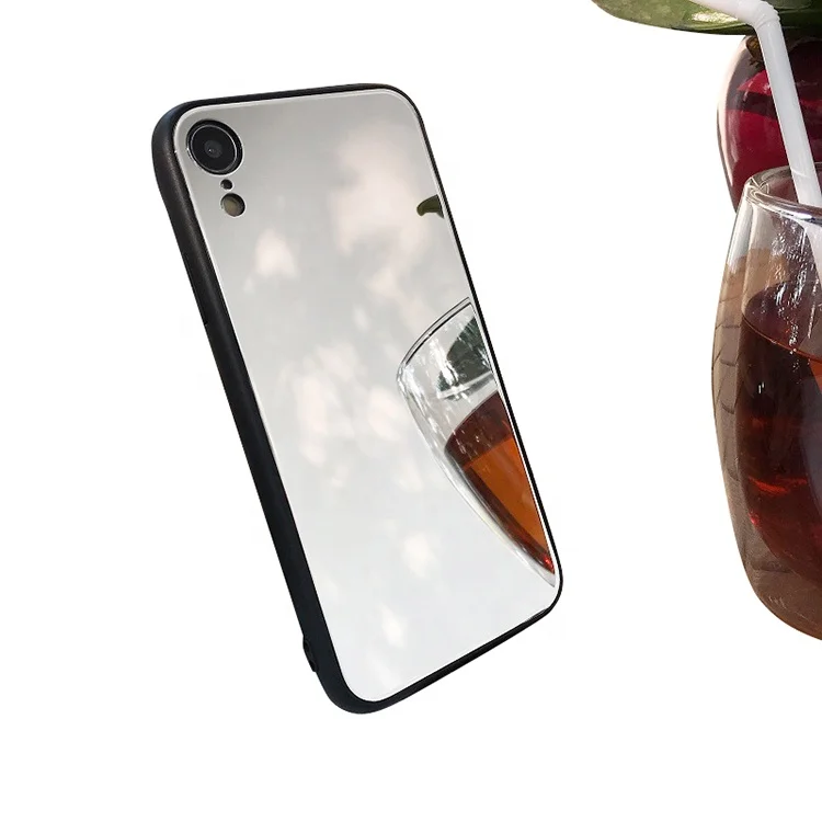 

Wholesale Luxury Style Plating TPU Mirror Make Up Phone Case Cover For iPhone