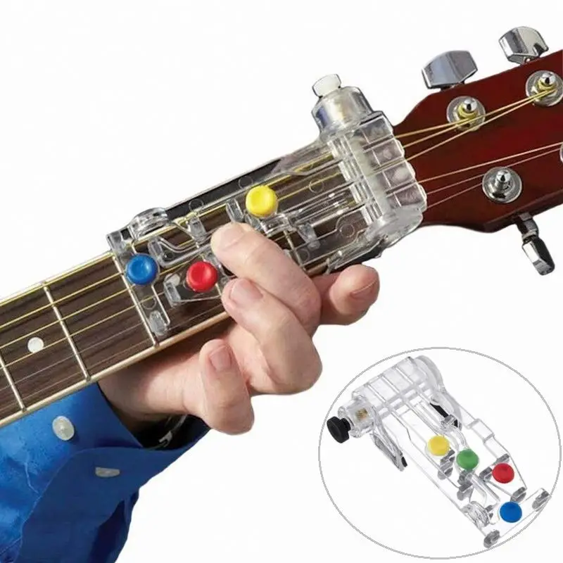 

Classical Guitar Chordbuddy Luckysoul Teaching Aid Guitar Learning System Practice Aid Accessories for Guitar Learning, Picture color