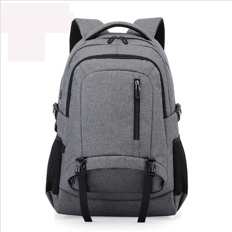 

2021 Multifunctional Oxford Customize Waterproof Women's Backpack School Big Capacity Travel Business Bag With Headphone, Black, grey