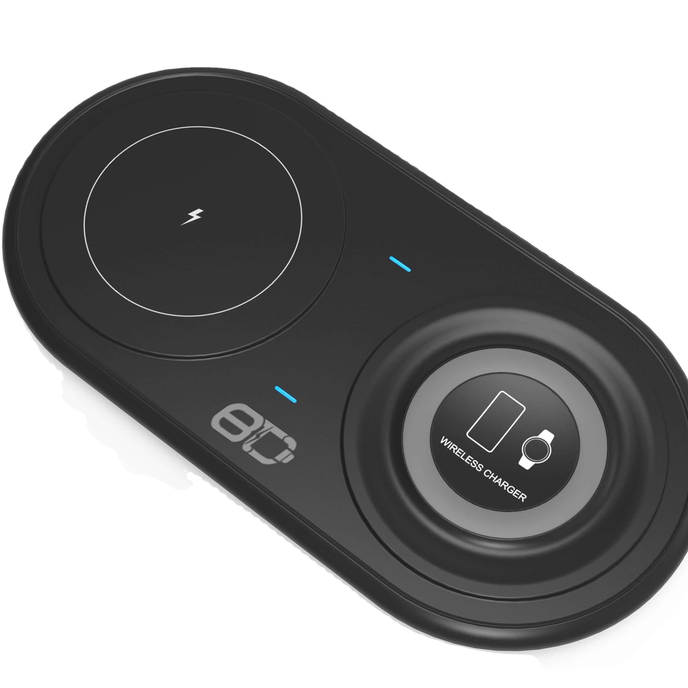 

15W/10W Dual USB Wireless Charger Pad Flexible QI Phones Charger Docking Station