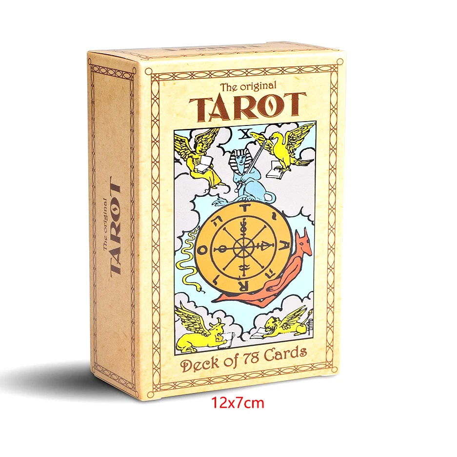 

12*7 cm the Original Tarot Cards deck with booklet Deck Entertainment Parties Board Game Support Drop Shipping 79Pcs/Box