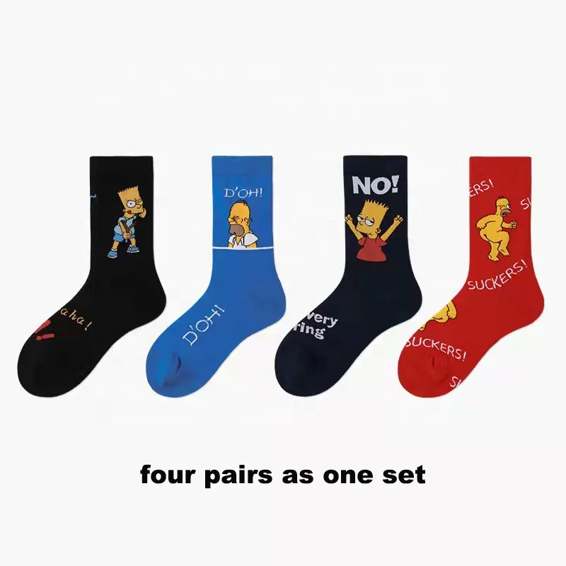 

Cartoon Socks The Simpsons Men's Socks