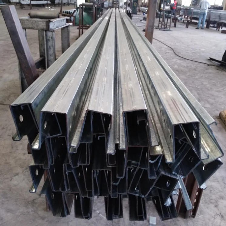 Astm A36 Ss400 S275jr Metal Galvanized Steel 40*40mm c Shaped Steel Channels Purlin Prices List