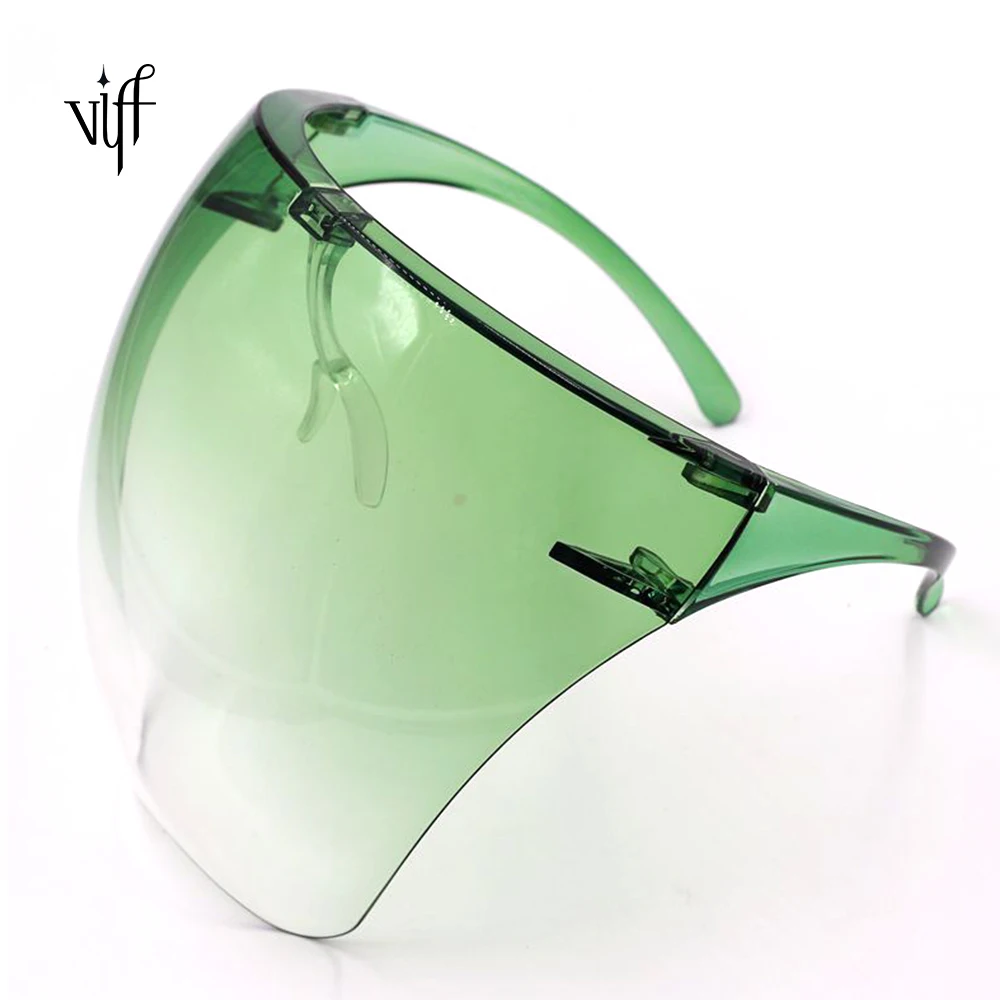 

Oversize Full Face Sunglasses VIFF Factory Sales Directly HP20480 Retro Gradient Lens Lady Visor Sunglasses, Custom colors