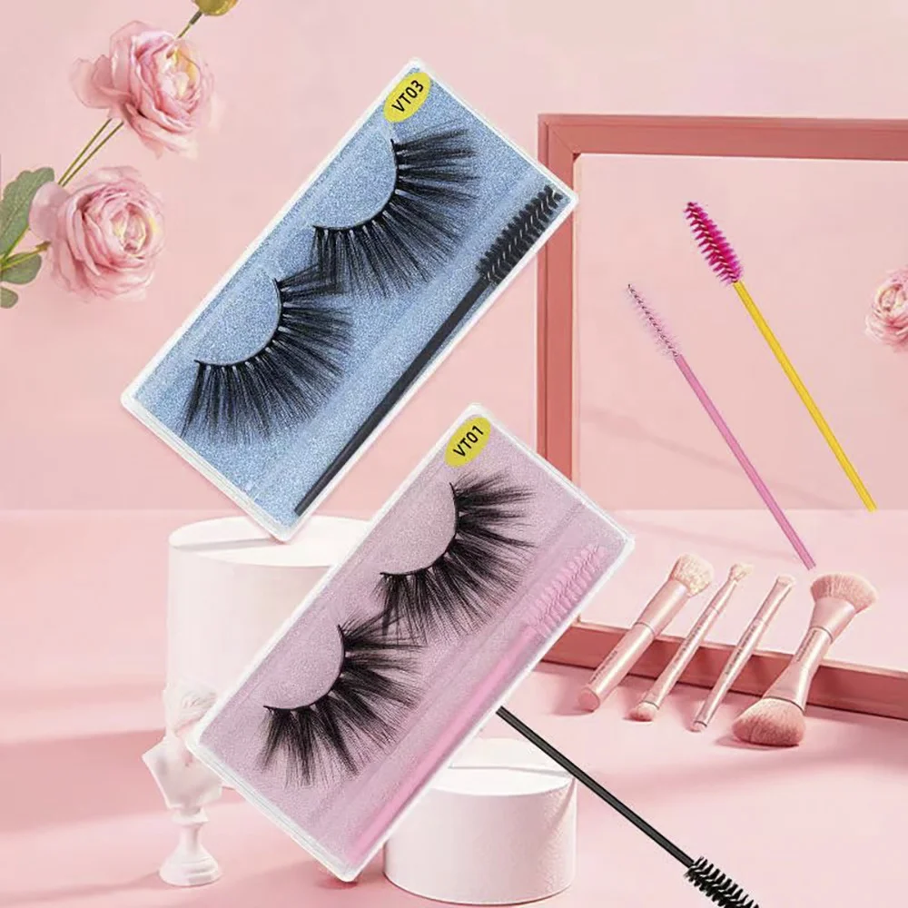 

Natural Eyelashes Vendor Customized Boxes 3d Mink Eyelashes Vendor