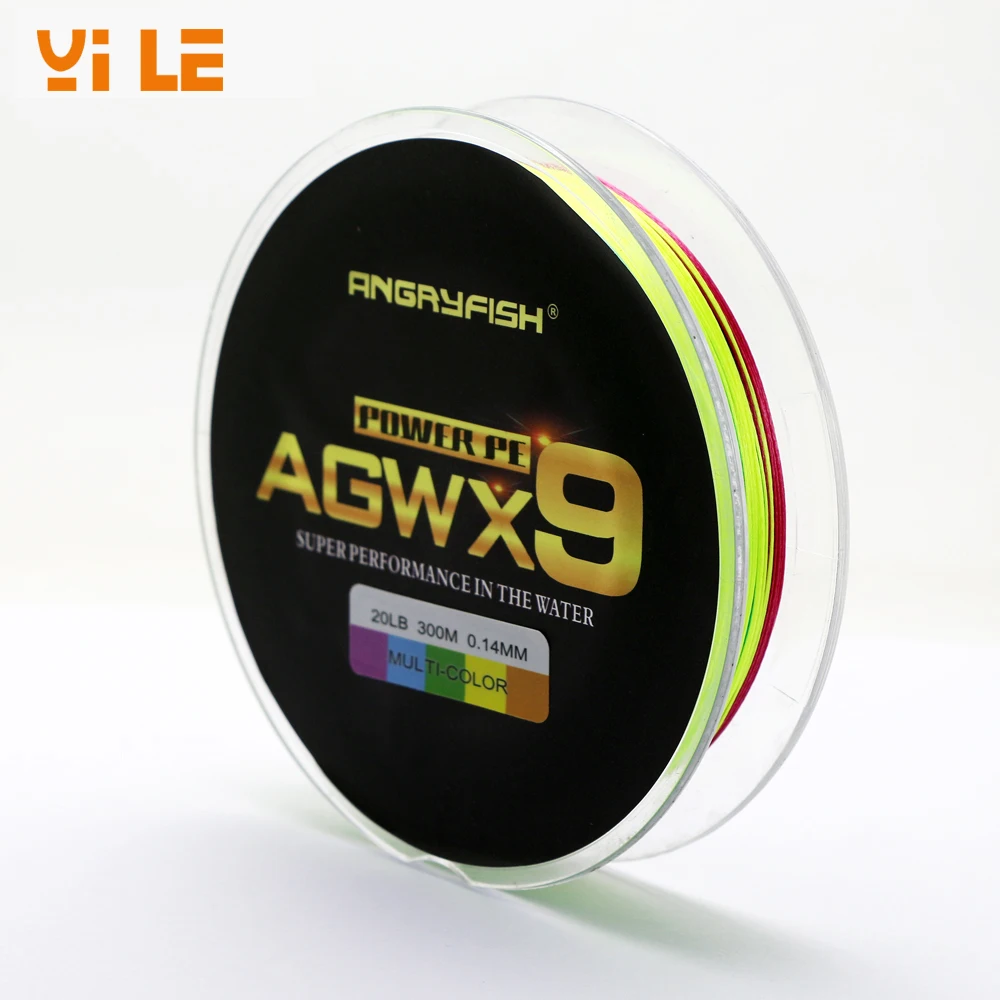 

Factory Customized Wholesale High Quality PE Fishing Line 9 Strands Braided Color Fishing Line, Red, orange, yellow, military green, dark green, gray, black, blue