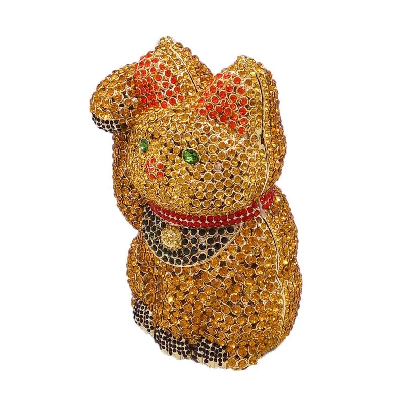 3D Cat Animal Clutch Bags