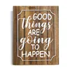 Good Things Are Going To Happen Wood And Metal Washing Wall Sign