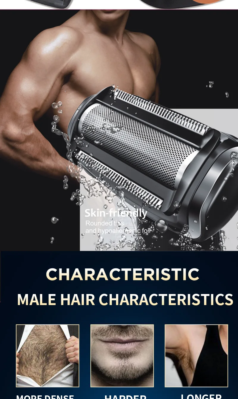 
Rechargeable Professional Household Portable hairdressing device body Shaver set 