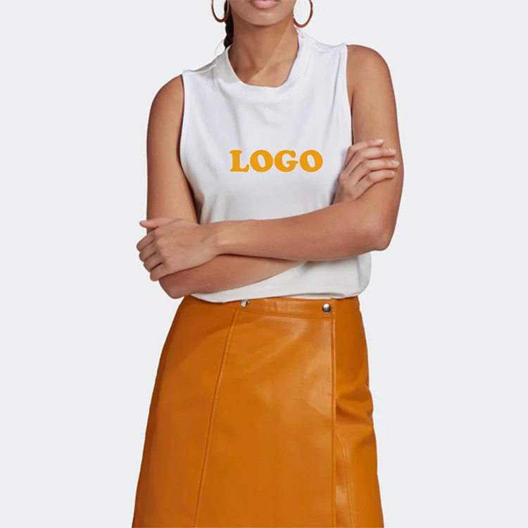 

Casual Cotton Spandex Tank Top Custom Logo Women's Tank Top