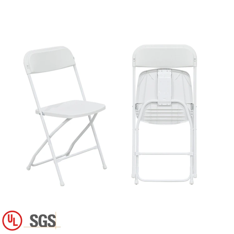 
Wholesale Outdoor / Garden White Resin Plastic Wedding Folding Chairs Event For Sale 