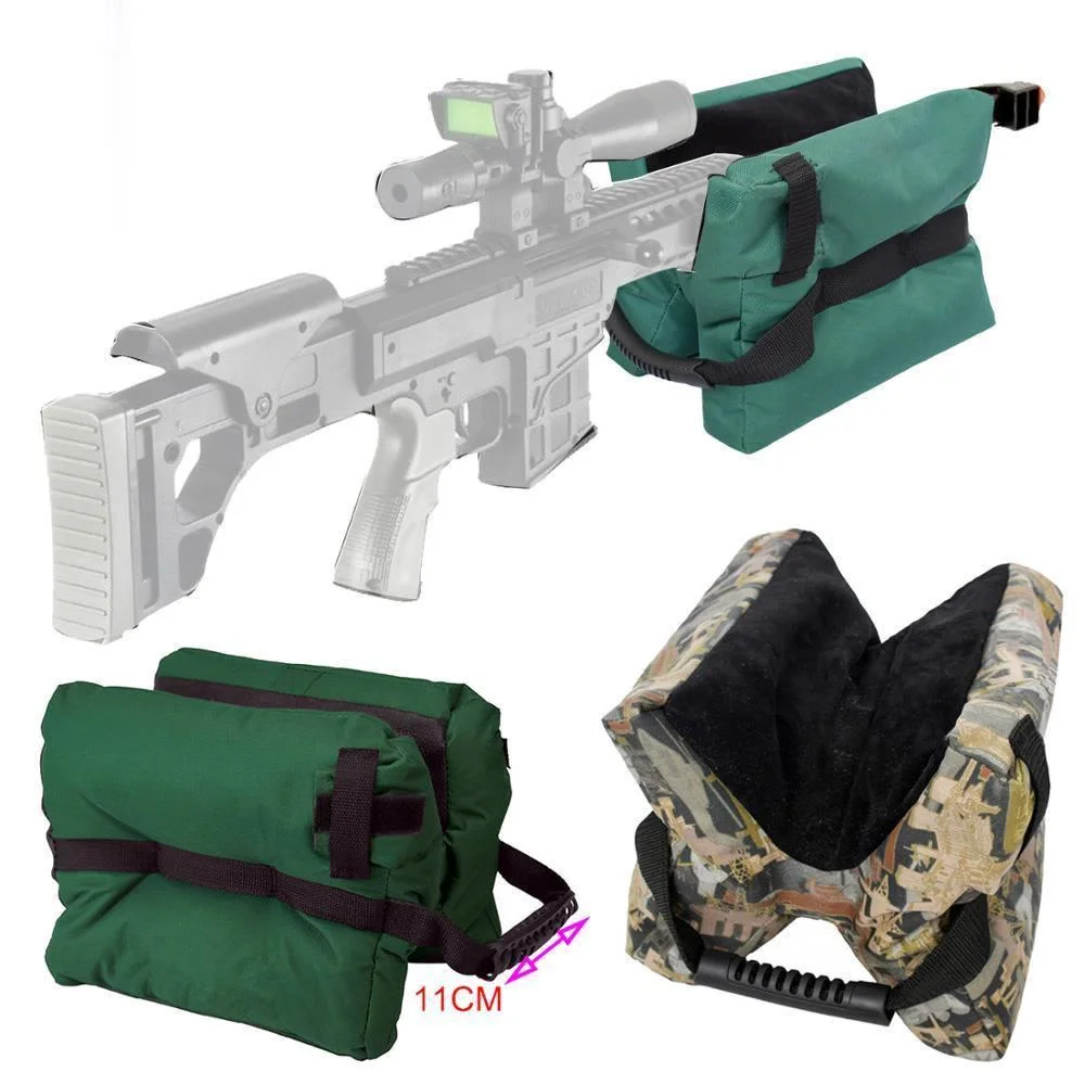 

Unfilled Sand 600D Hunting Shooting Rifle Gun Accessories Bench Rest Target Bag Shooting Stand Gun Rest for Outdoor Sports