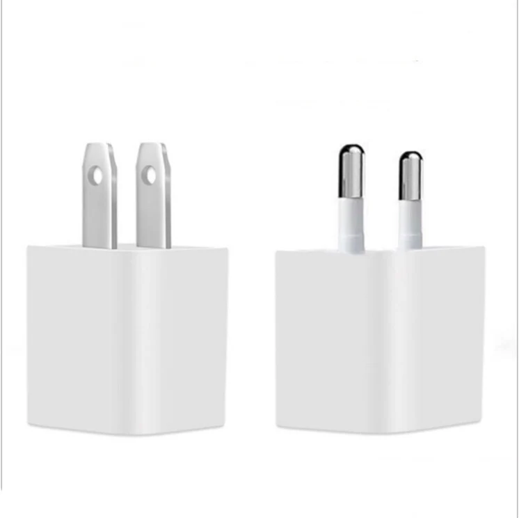 

5W Charging Cable Phone Usb Plug Connectors Electric Socket Adapter Plastic 2.0 Mobile Chargers for phone Wall Charger