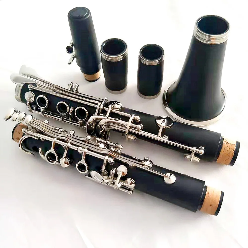 

clarinet ABS flat B students learn to play clarinet, Black body