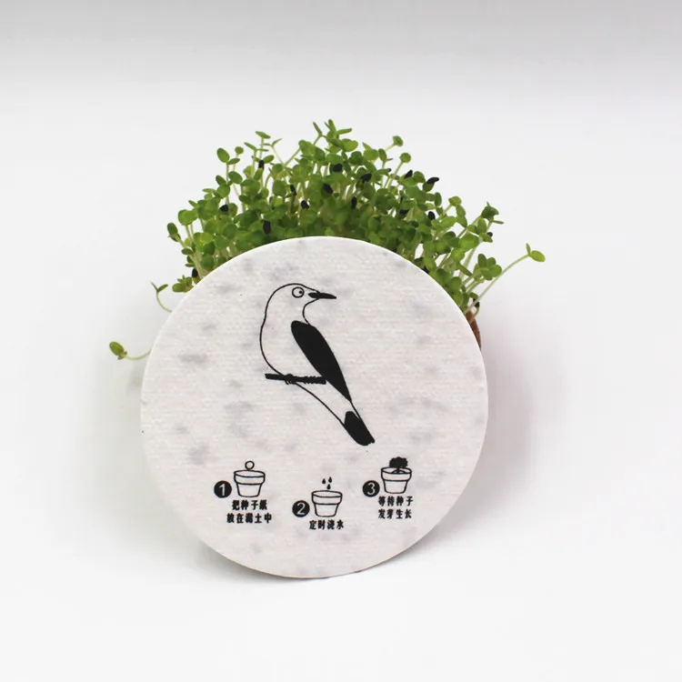 
Eco-friendly Recycled seed paper bookmark Seed card Biodegradable Paper Seed Business Card 