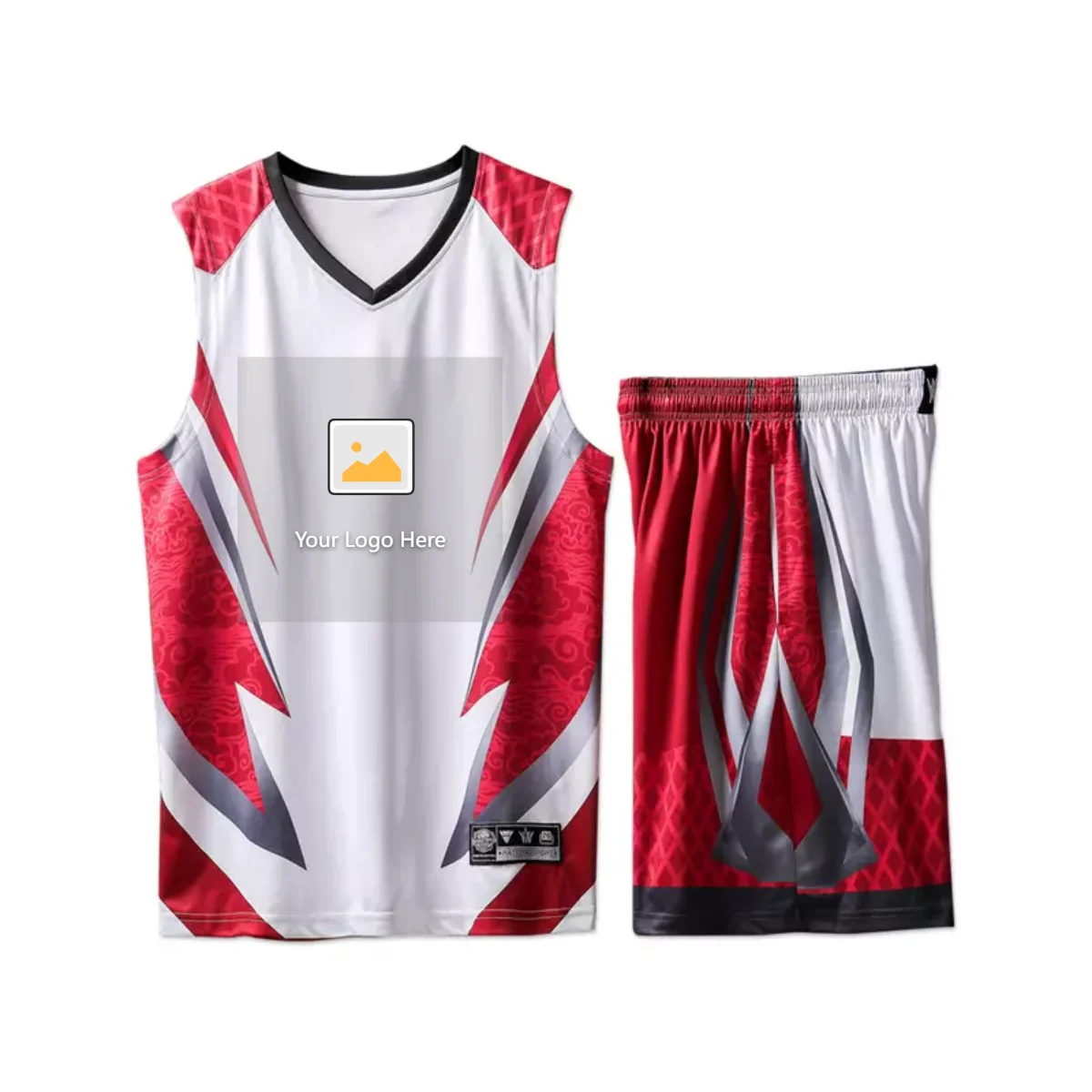 Topeter Men’s Basketball Jersey and Shorts Team Uniform with Pockets Sportswear Uniform 