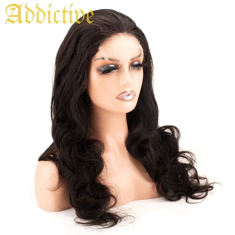 

Addictive Ponytail Human Hair Headband Kinky Twist Braided Lace Wig Hair