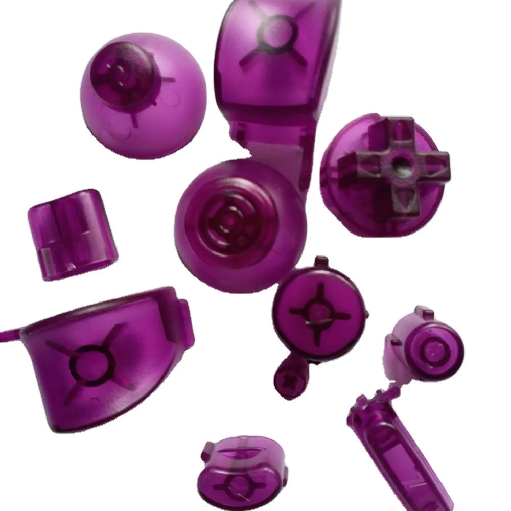 

Thumbstick Joystick Mushroom & A B X Y L R Direction Buttons Set for Gamecube for NGC Parts Joystick Buttons, Colors