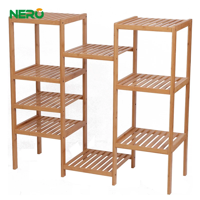 

Bamboo customized indoor plant frame flower pot display frame practical frame