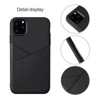 

New Phone Case For Iphone 11 Anti-Slip Leather Case, Leather Grain Style TPU Cover For Iphone 2019