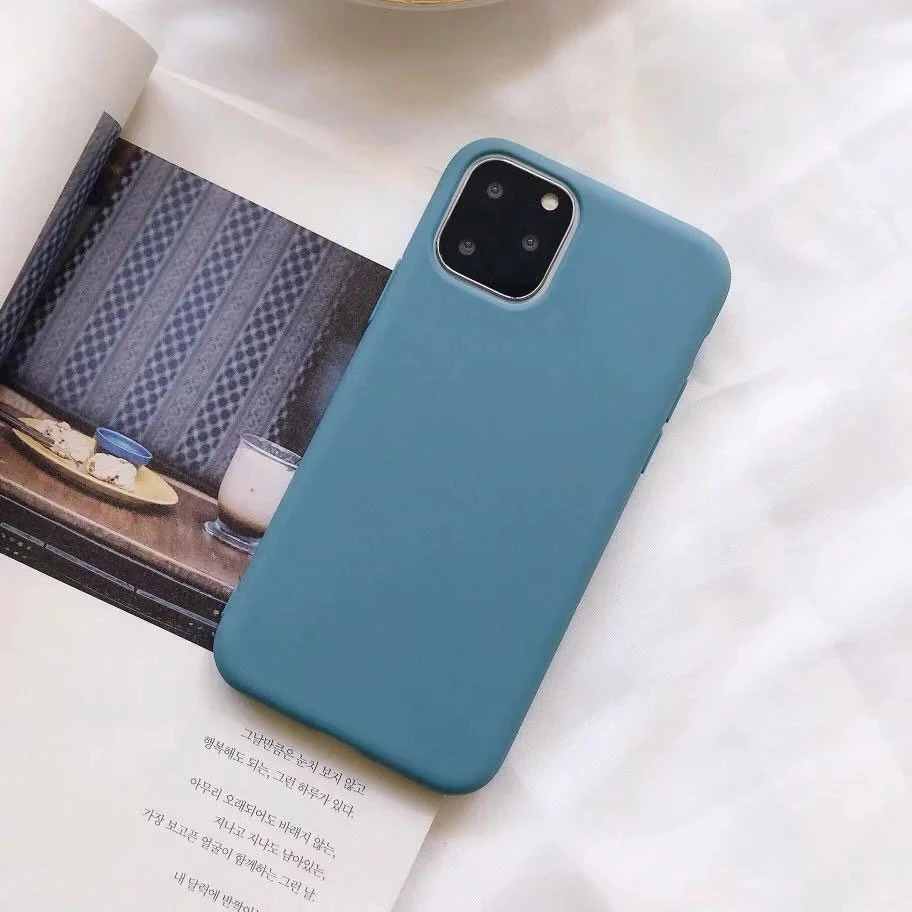 2021 Factory Wholesale Cheap Color TPU Solf  Mobile Phone Case  For IPhone 12 Mini Pro Max