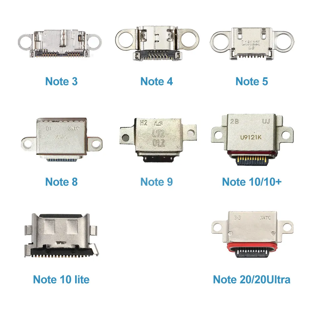 

USB Dock Charging Port for Samsung Note 5 8 9 10 Plus 20 Ultra Dock Connector Port CellPhone Repair Part Elekworld Factory Price