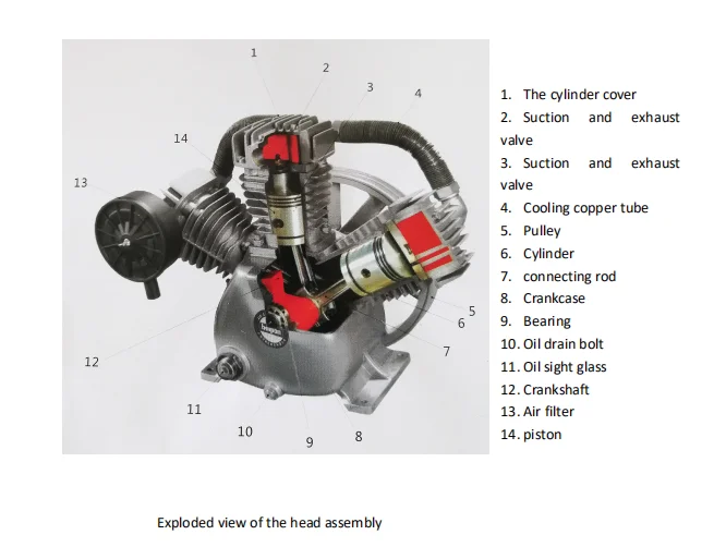 China Products Manufactures Mini Air Compressor Engine Piston