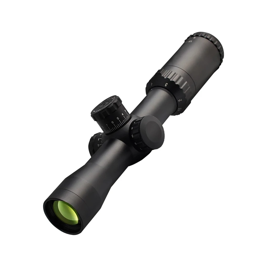 

SPINA 1.5-6X32 Rifle Scope 30mm Tube Optics sight Green Glass Cotaed Riflescope for Hunting Shooting