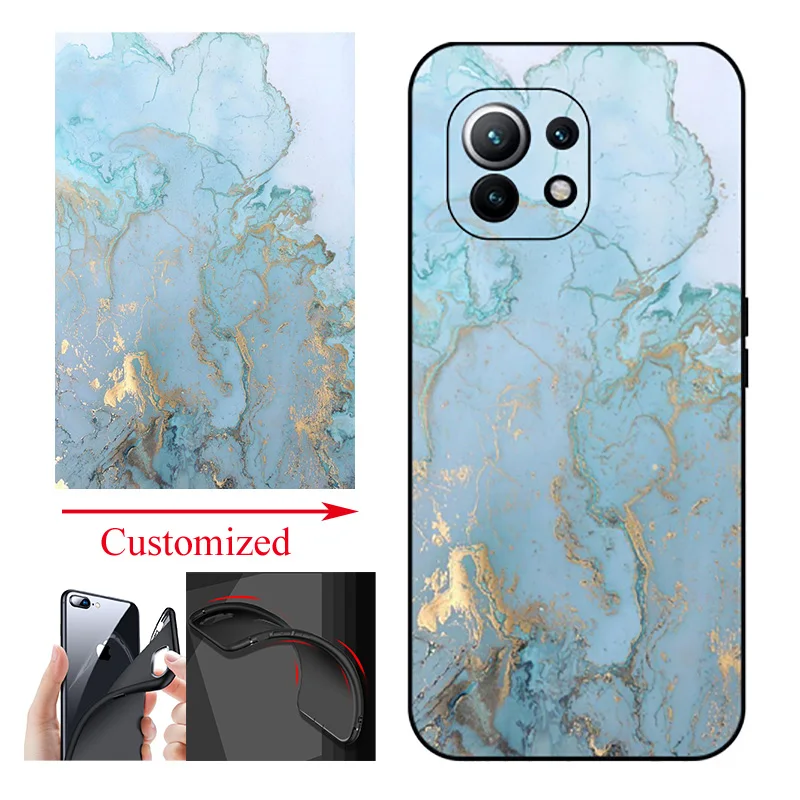 

Camera Protective Shockproof Rugged Anti-fingerprint Soft Back TPU Rubber Case Cover For Xiaomi 11 10 9 8 Note 10 Pro Mix, Black side