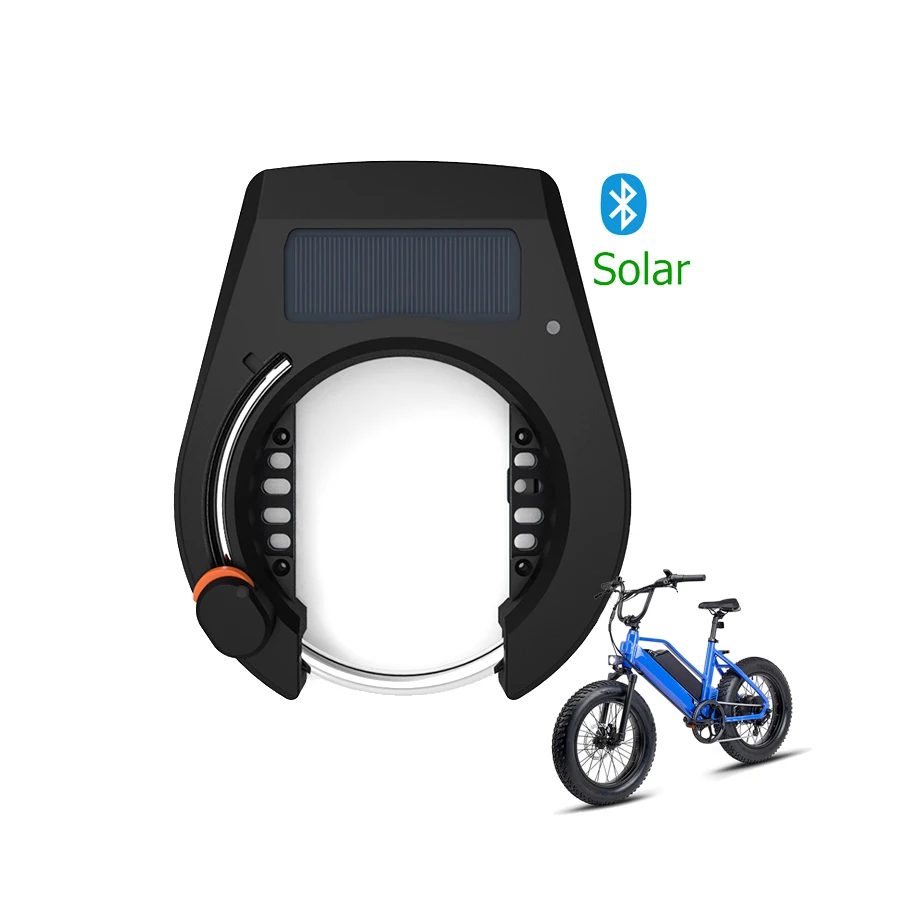 

Nfc Solar Panel Mountain Electronicsecurity Smart Anti Theft Remote Locking Bluetooths Alarm Frame Lock For Electric Bike