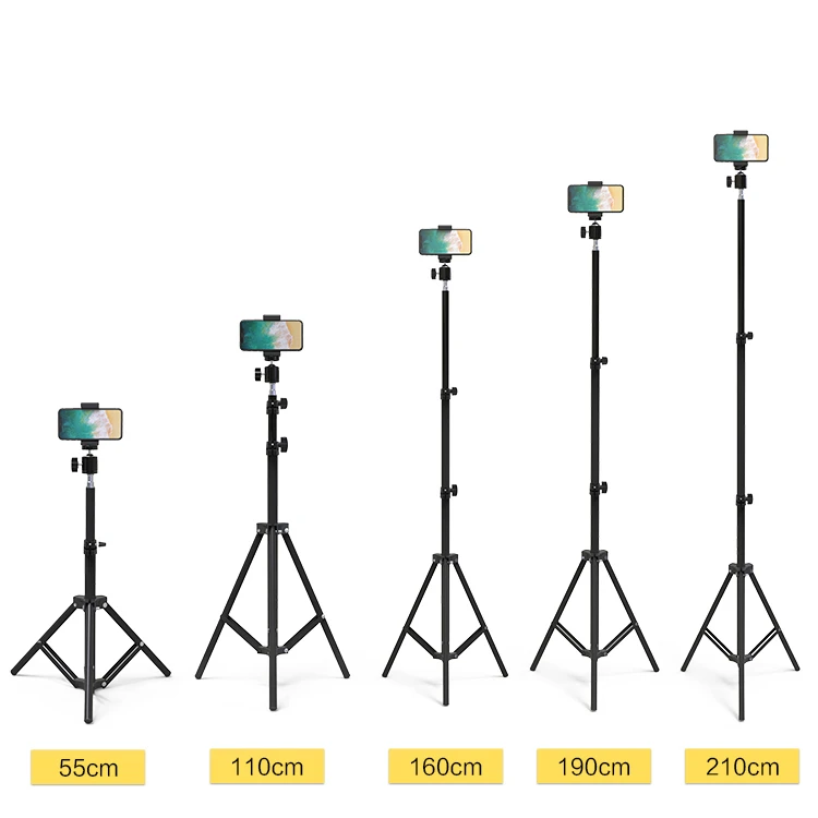 

Mobile phone tripod stand foldable holder