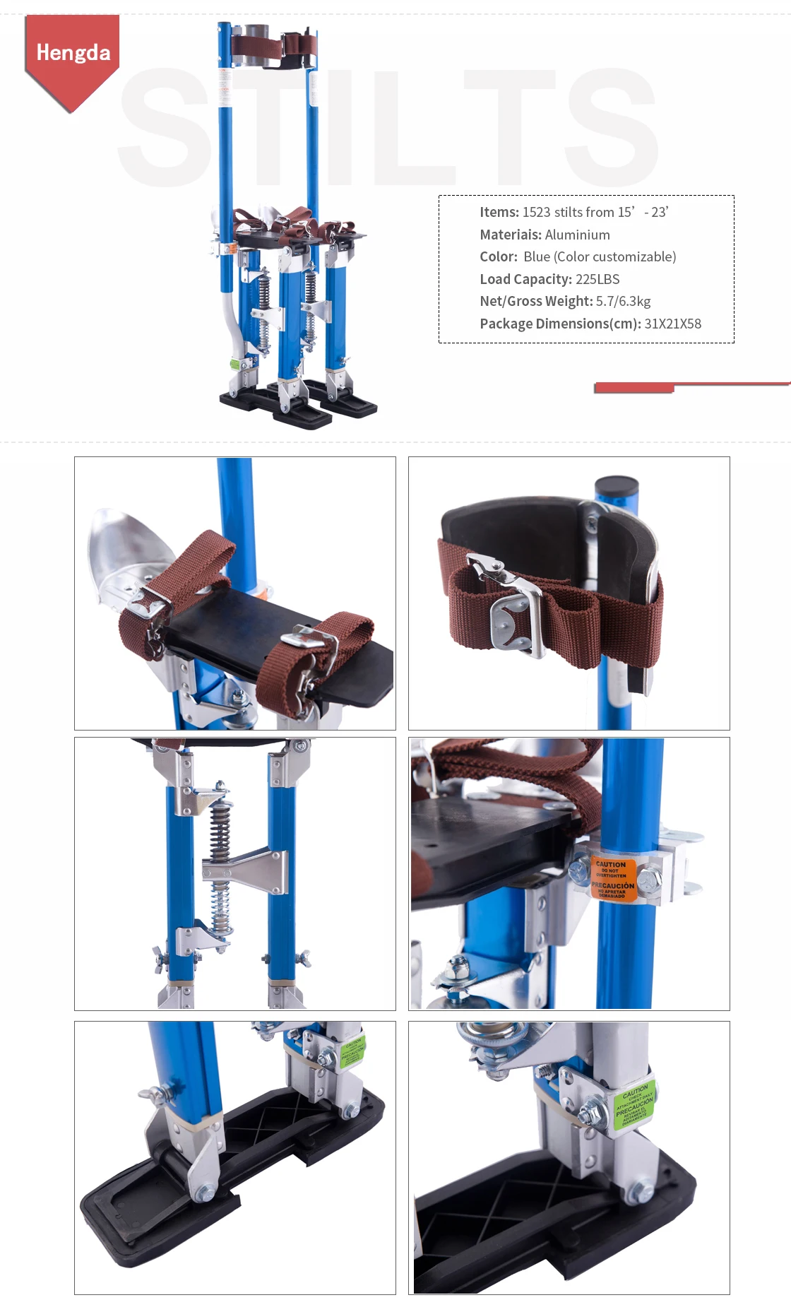 1523;1830;2440;3648;4864 Aluminum Stilts Buy Walking Stilts,Aluminum