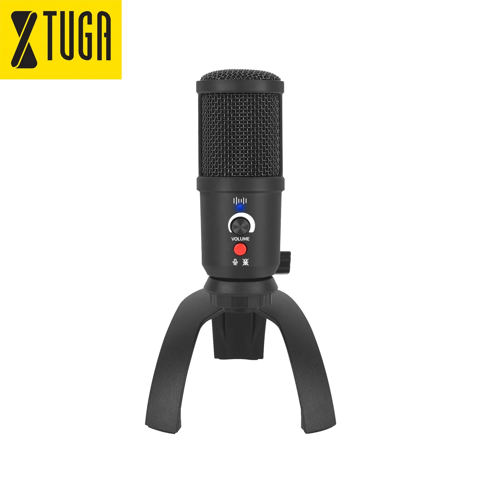 

Xtuga BT-300 High Quality Studio Usb Podcast Microphone With Adjustable Stand