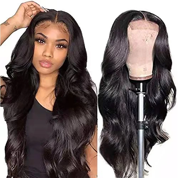 

wholesale 100% human hair bundles wigs forehead Front Lace Wig