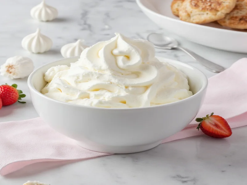 Perfect Homemade Whipped Cream Recipe in 5 Minutes