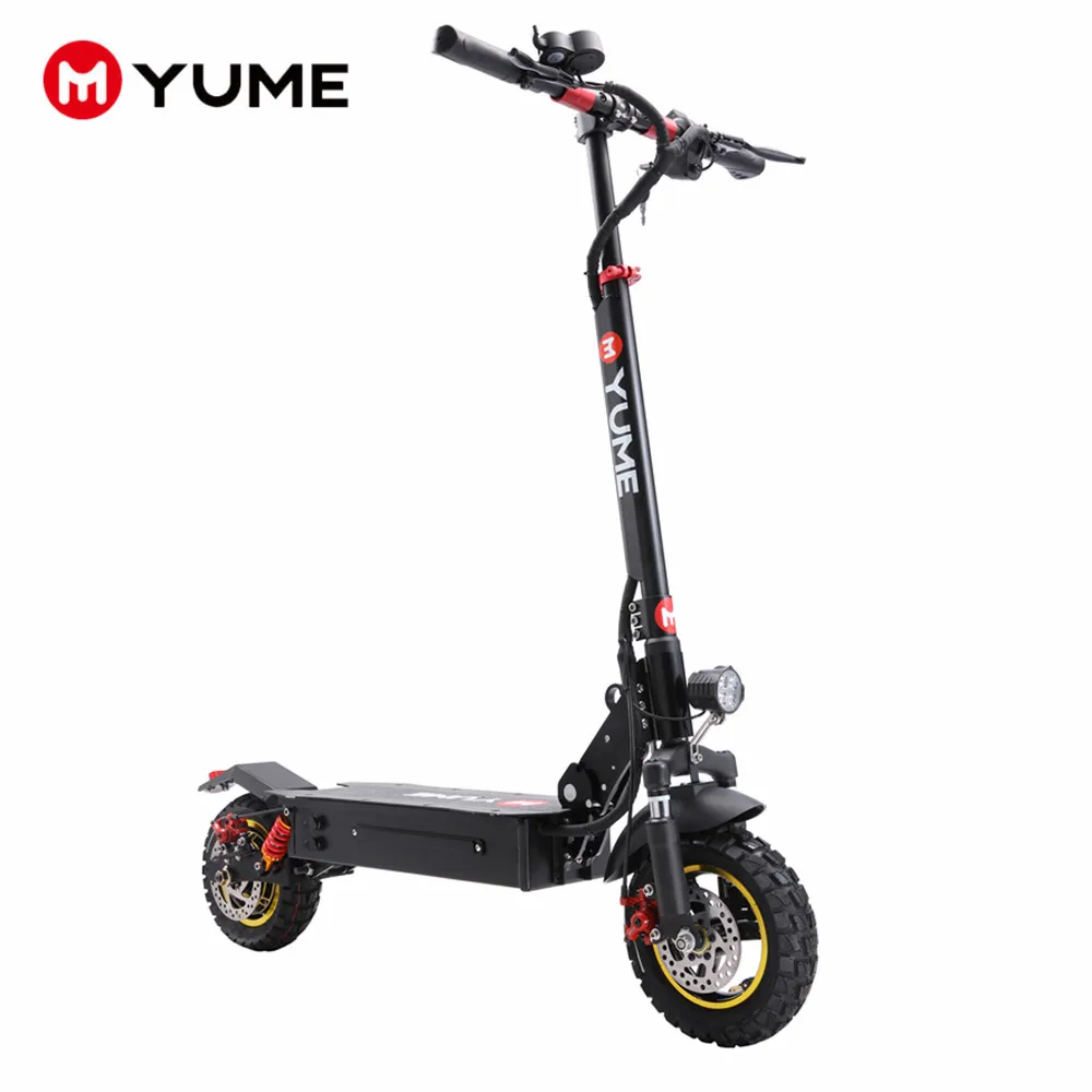 

YUME 2020 new arrival e scooter foldable powerful 800w or 1000w single motor 2 wheel adult electric scooter, Black