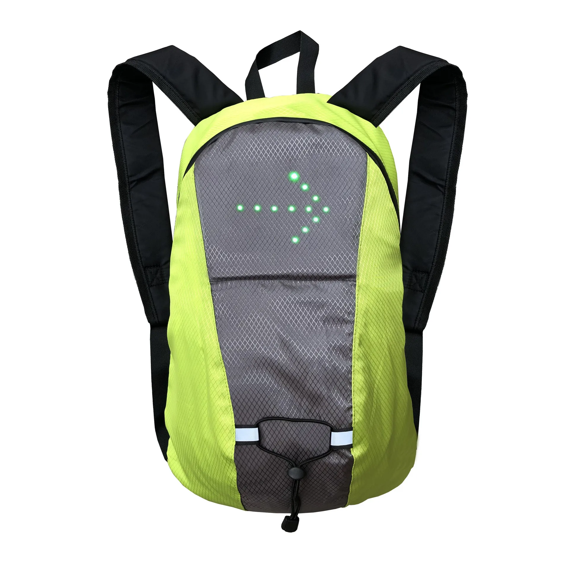 

LED Backpack Widget with Direction Indicator Waterproof Safety Light LED Turn Signal Bike Pack Accessory for Cycling at Night, As shown in the pictures