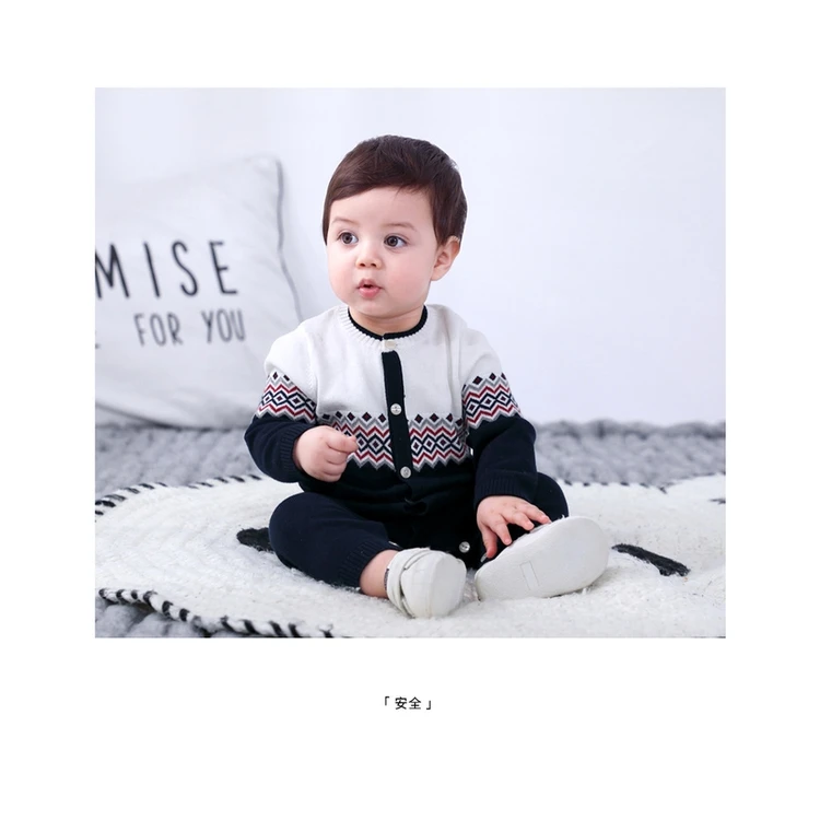 

Wholesale Customized Toddler Autumn Winter Baby Onesie Clothes Romper 100% Cotton, As picture shown