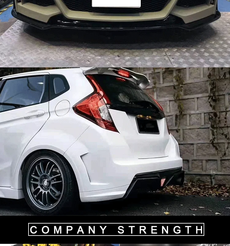 Car Body Kits Cmst Style Wide Bumper For Honda Fit Gk5 2014-2018 Car ...