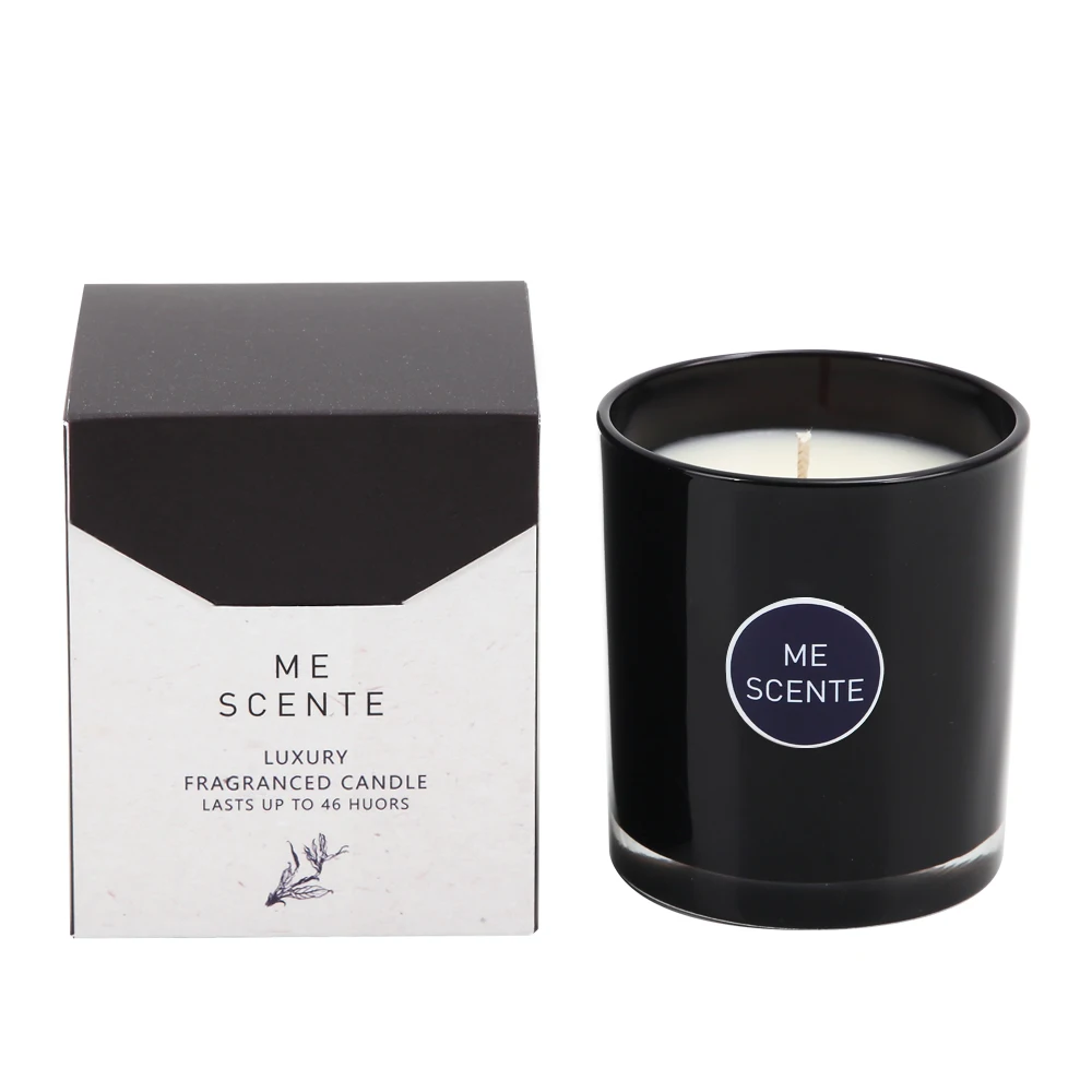 
Mescente luxury custom private label chic vanilla best holiday scented soy wax candles gift set 