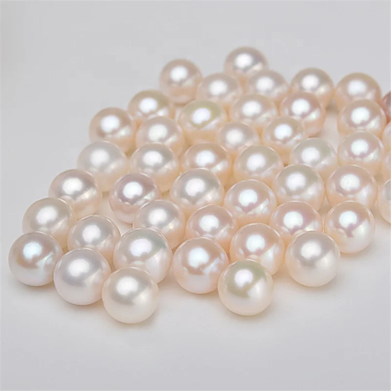 

Low price wholesale and retail Pearl 2-11mm 3A white natural freshwater round cultured Loose Pearl for Necklace
