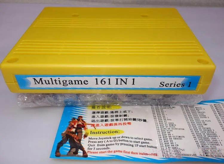 Classic 161 in 1 Multi Game Board For SNK NEO Modul Cartridge MVS NEOGEO KIT 