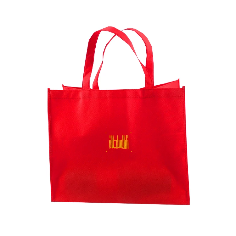 

Non Woven Fabric Shoping Bag Non-Woven Storage Bag Non Woven Tote Bag Vertical, Red