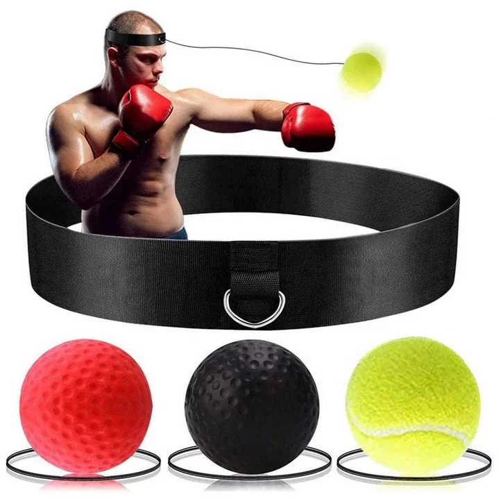 

Selling Adjustable Workout Training PU headband reflex ball boxing
